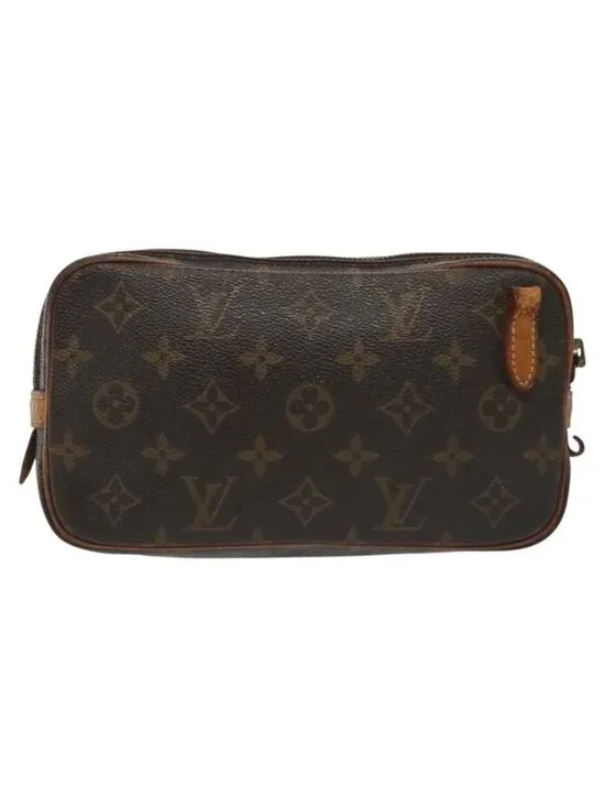Authentic LOUIS VUITTON Monogram Marly Bandouliere Shoulder Bag M51828 LV - Picture 9 of 16